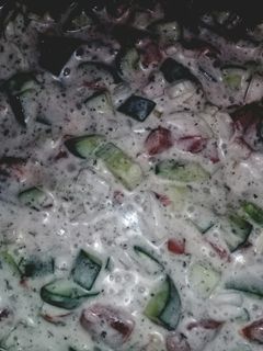 عکسی از دستور سالاد شیرازی