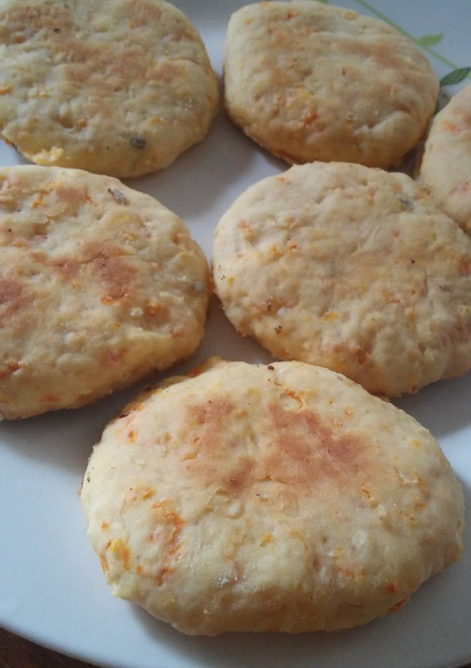 Una foto de Scones dulces de zanahoria! Éxito en niños!