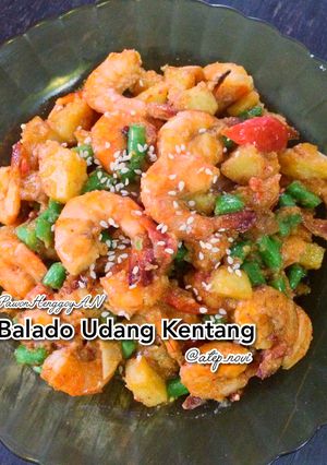 Foto resep Balado Udang Kentang