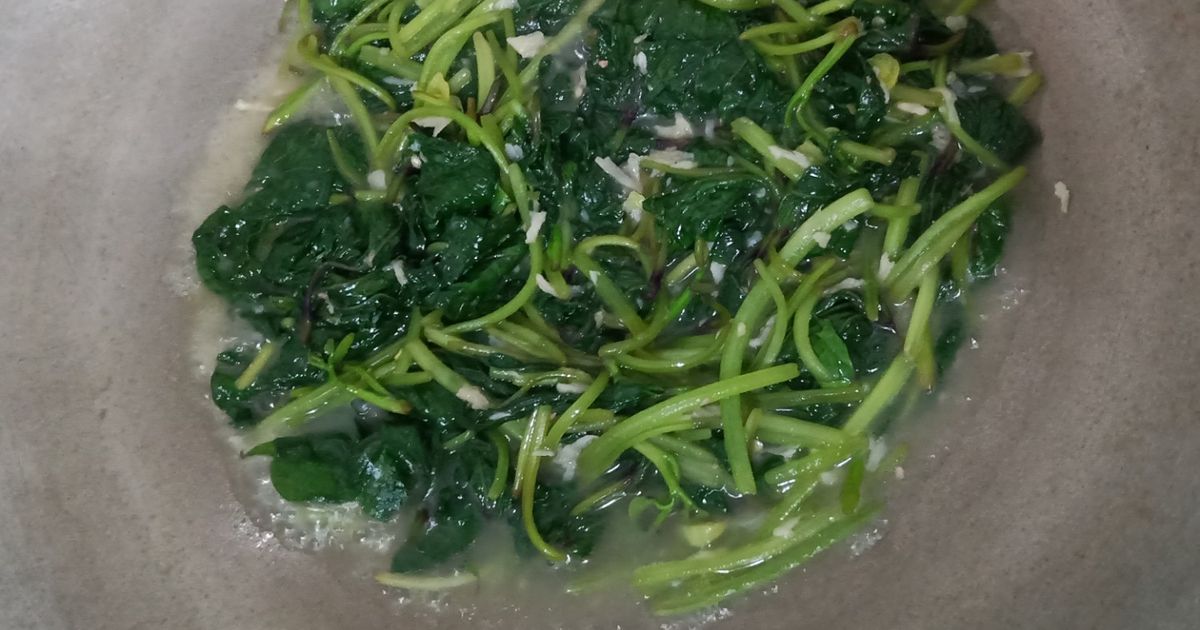 Tumis Daun Ubi Jalar