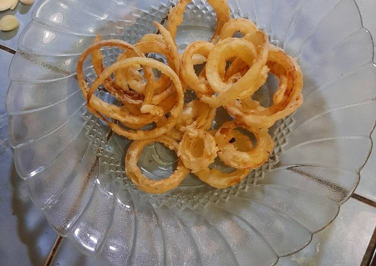 Onion ring crispy