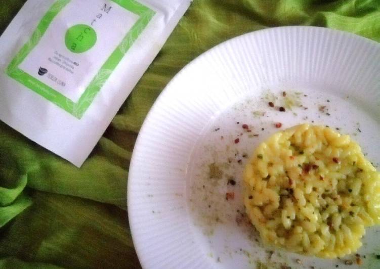 Risotto al tè macha