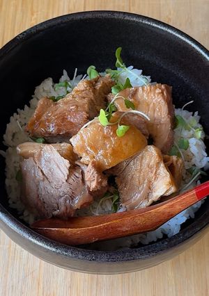 A picture of Chashu pork with rice cooker- Easy!.