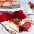 Cheese Cake with Strawberry glaze
