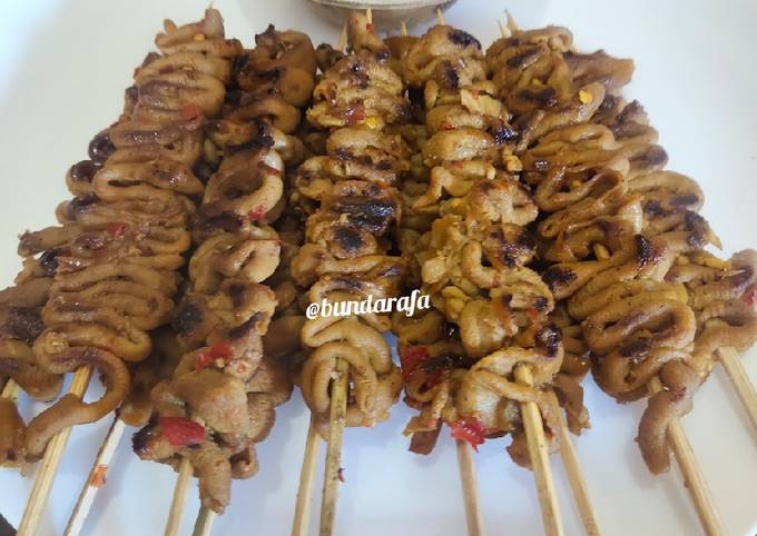 Resep Sate Usus Angkringan Oleh Bundarafa Cookpad