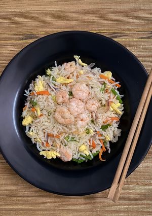 A picture of Shrimp Fried Rice.
