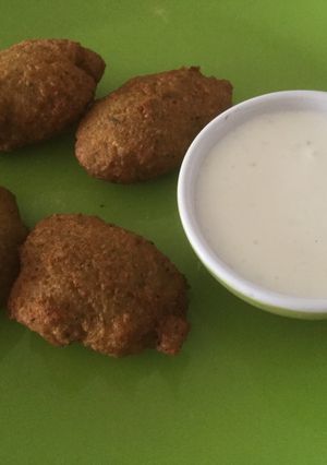 Una foto de Salsa de yogurt para falafel