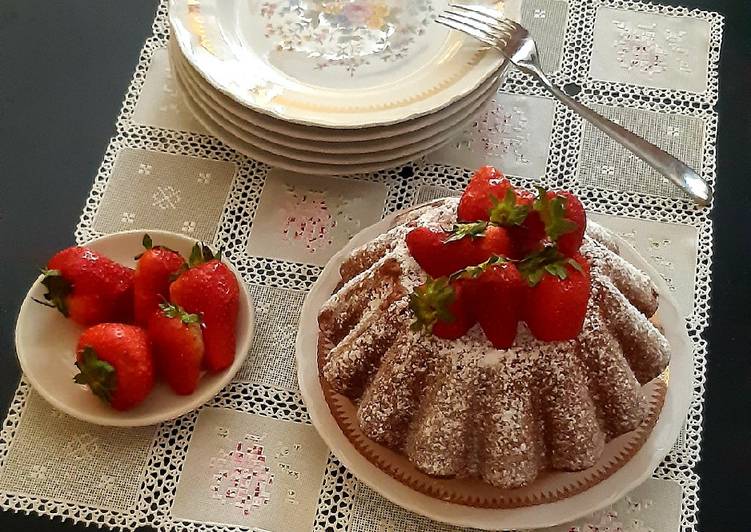 Torta dolce effetto budino