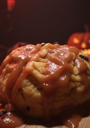 Una foto de Cocina de subsistencia: "Cerebro Sangriento" relleno de Caballa y Guisantes