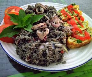 Masakan Populer Nasi Goreng Cumi Hitam  Yummy Mantul