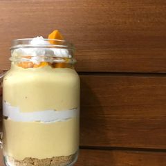 Mango Cream pudding A picture of Mango Cream pudding.