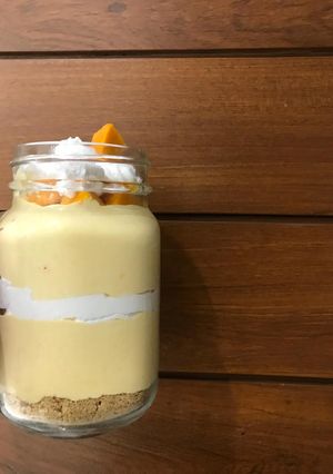 A picture of Mango Cream pudding.