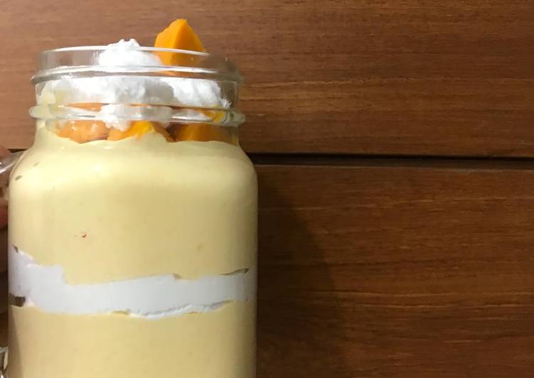 Easiest Way to Prepare Award-winning Mango Cream pudding