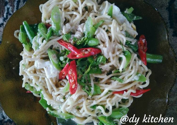 Resep Mie tek-tek ala Ami deo yang Lezat Sekali