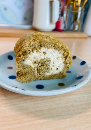 咖啡蛋糕捲｜過熱水蒸氣烤箱微波爐 的食譜成品照片