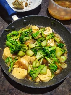 Foto resep Brokoli tofu saus tiram