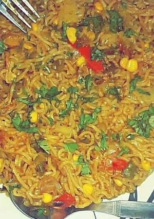 A picture of Corn maggi.