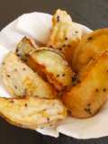 Tempura de zapallitos: sin gluten y vegan