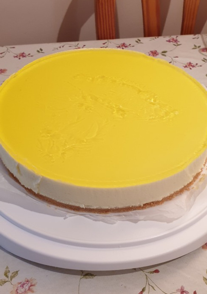 Una foto de Cheesecake de limón (sin horno)