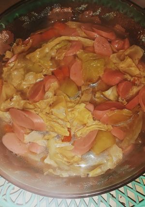 Foto resep Sop sosis kembang tahu simple uueennaakkk