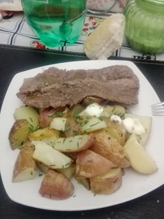 Una foto de Papas rústicas