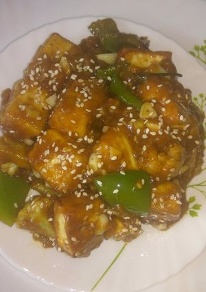 A picture of Paneer Manchurian.