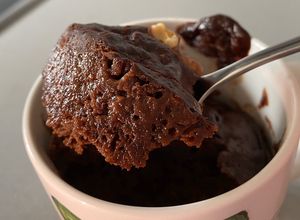 Foto principal de Brownie de plátano al microondas