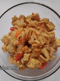 Foto resep Tumis jamur Tempe