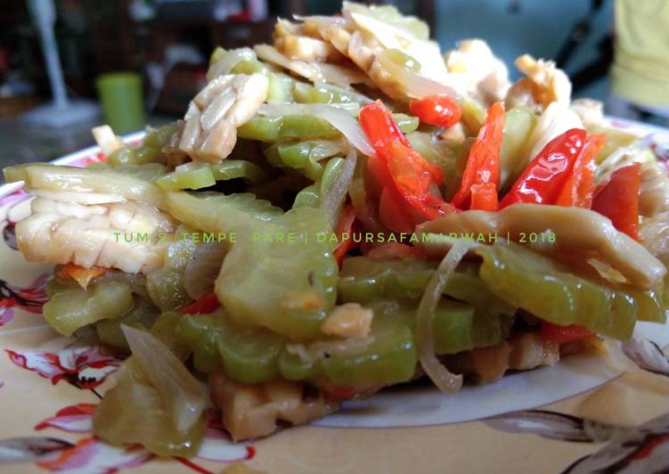 Tumis tempe pare