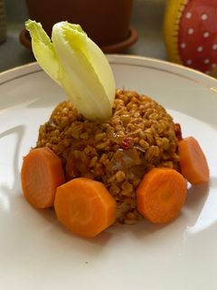 صورة لوصفة برغل ببندورة 🍅
