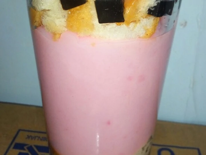 Cara Gampang Membuat Resep Puding milk Yogurt(puding Roti) yang Lezat Sekali Anti Ribet, Menggugah Selera