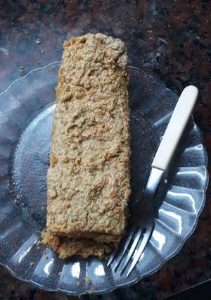 Una foto de Budín tierno de avena y zanahoria