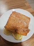 Salmón al limón y a la granada