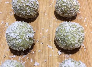 Hình của món Bánh khoai lang xoài dừa (tên do mình tự nghĩ =)) ).