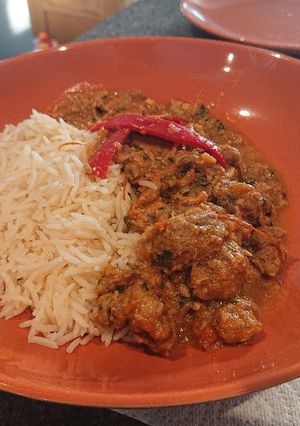 A picture of Mughlai karahi Gosht.