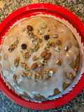 Torta de Navidad- Torta de frutos secos y miel