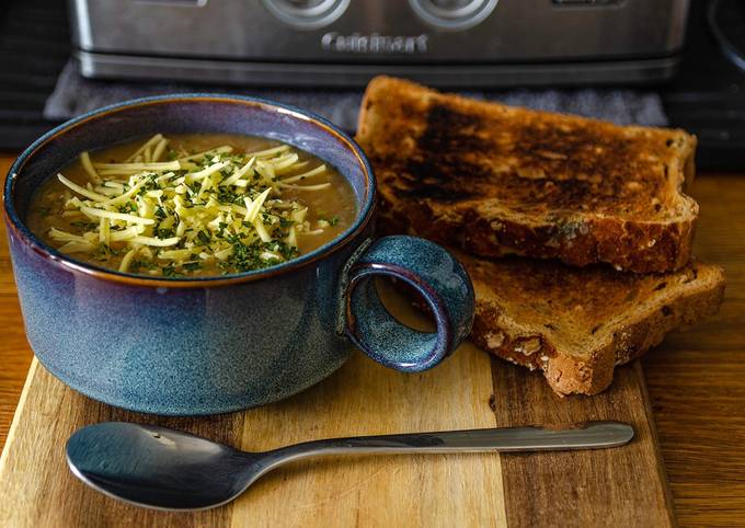 Easiest Way to Prepare Speedy Vegan French Onion Soup