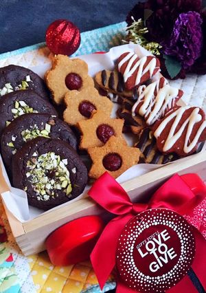 A picture of Healthy Christmas cookies.