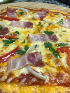 Una foto de Pizza de calabaza