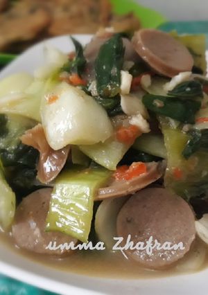 Foto resep Tumis pokcoy bumbu kemiri