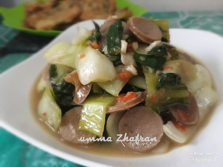 Cara Gampang Menyiapkan Resep Tumis pokcoy bumbu kemiri yang Lezat Sekali