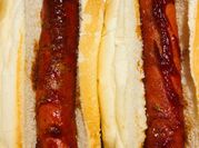 A picture of barbecue sauce for hot dogs