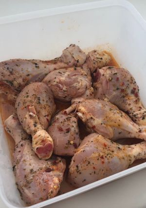 Una foto de Pollo marinado