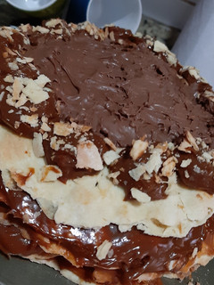 Una foto de Torta de hojarasca casera