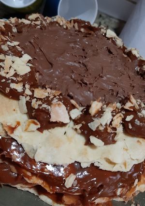 Una foto de Torta de hojarasca casera