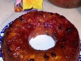 Torta de pan con queso y Uvas pasas