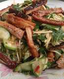 Gỏi sầu đâu khô cá lóc