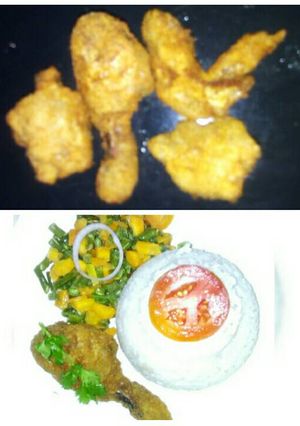 A picture of Deep fried chicken.