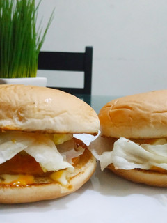 Foto resep Burger instant Saus Pas