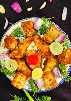 मछली फ्राई (machli fry recipe in Hindi) रेसिपी मुख्य फोटो